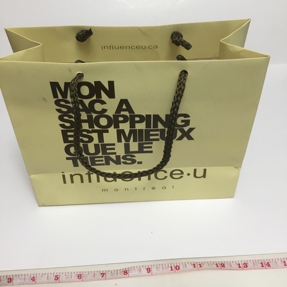 INFLUENCE-U MONTREAL Paper Shopping Bag - Picture 3 of 3